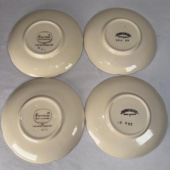 4 Franciscan Desert Rose Cups and Saucers - Picture 5 of 6